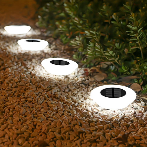 LumenSphere - Stilvolle Solarbetriebene LED-Lampe für den Garten, wetterfest