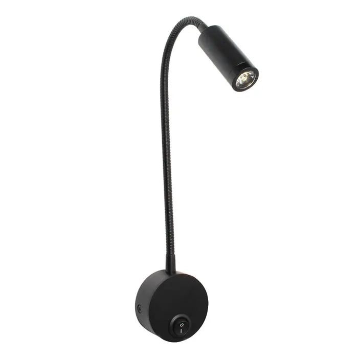GlowFlex - Flexibele LED Wandleuchte für Bett, Schreibtisch und Wandmontage, Modernes Design