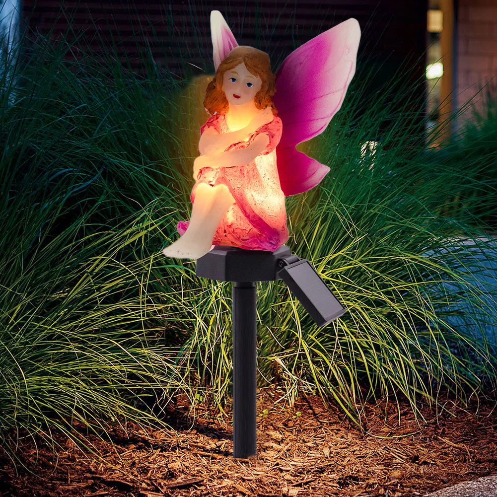 FeenGlow - Zauberhafte Solar-Gartenlampe mit LED für romantische Beleuchtung