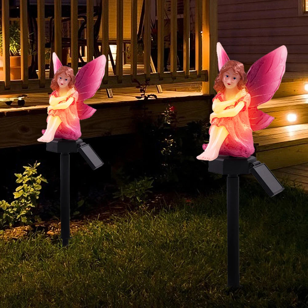 FeenGlow - Zauberhafte Solar-Gartenlampe mit LED für romantische Beleuchtung