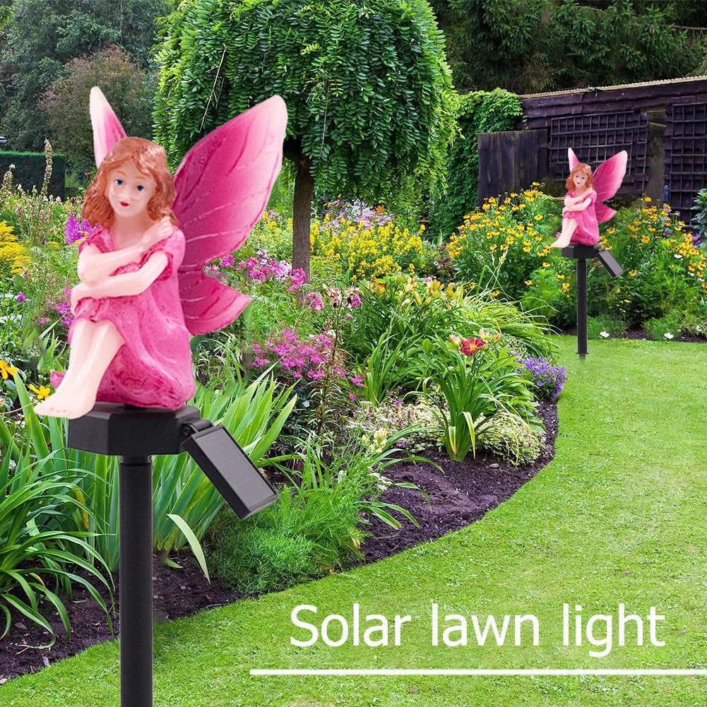 FeenGlow - Zauberhafte Solar-Gartenlampe mit LED für romantische Beleuchtung