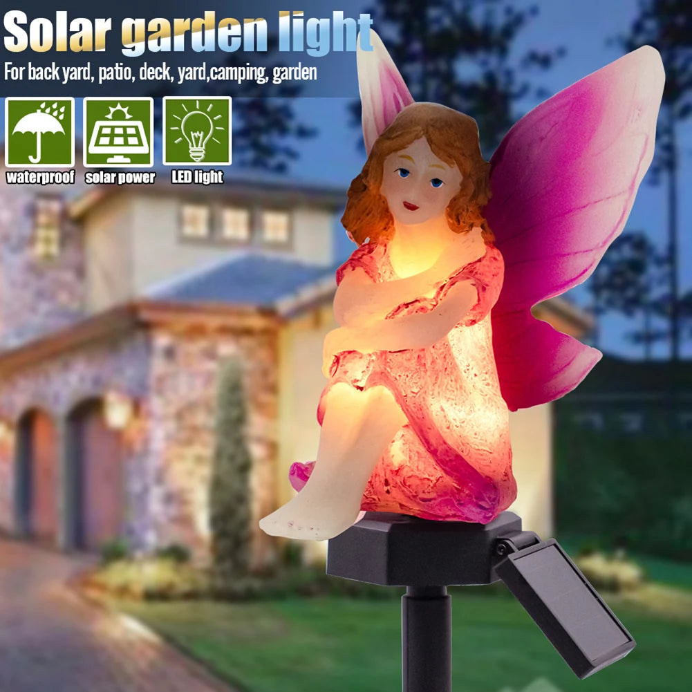 FeenGlow - Zauberhafte Solar-Gartenlampe mit LED für romantische Beleuchtung