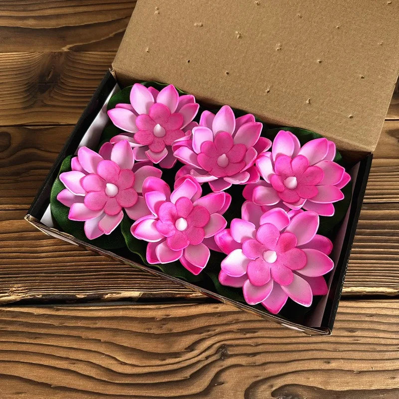 GlowLotus - LED Lotusblume mit farbwechselndem Licht für Teich, Garten und Deko