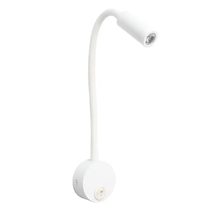 GlowFlex - Flexibele LED Wandleuchte für Bett, Schreibtisch und Wandmontage, Modernes Design