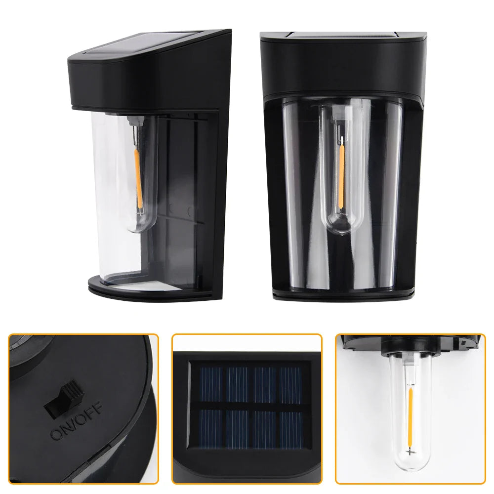 LumiLite - Mini-Solarwandleuchte für stilvolle Gartenbeleuchtung