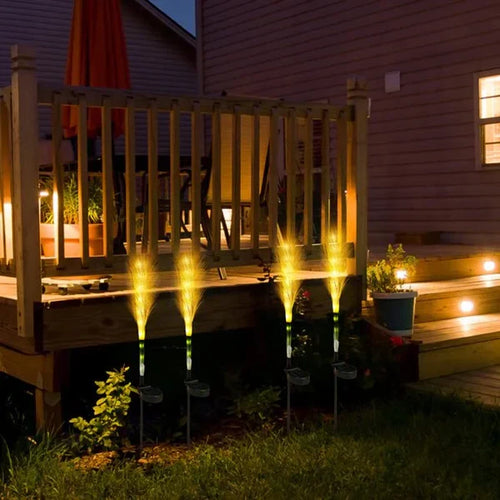 GlowWeave - Solarbetriebene LED Rattan Gartenleuchte für stimmungsvolle Beleuchtung