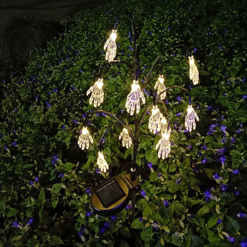 PumpkinGlow - Solarbetriebene Gartenlichter für Herbstliche Atmosphäre und Dekoration