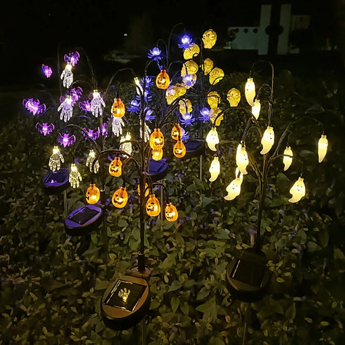 PumpkinGlow - Solarbetriebene Gartenlichter für Herbstliche Atmosphäre und Dekoration