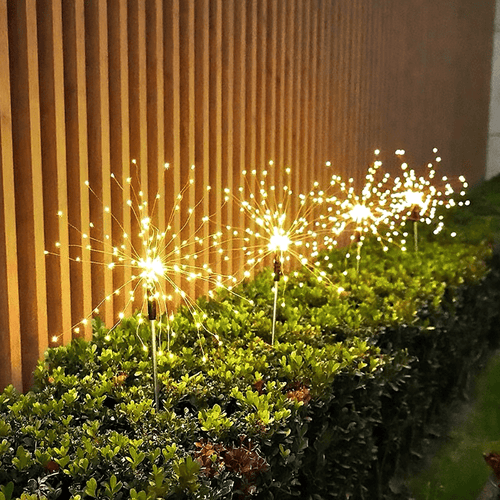FireGlow - Solar Feuerwerk Gartenleuchten für einen magischen Außenbereich
