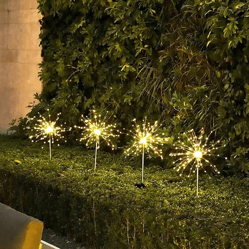 FireGlow - Solar Feuerwerk Gartenleuchten für einen magischen Außenbereich