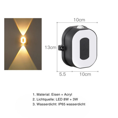 LumenLetter - Beleuchtete Außenbuchstaben Wandlampe für stilvolle Dekoration