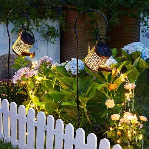 LumenKanne - LED-Solar-Gießkanne für Charmante  Außenbeleuchtung