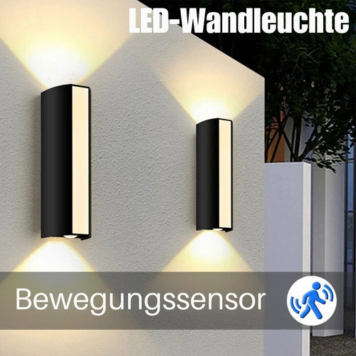 LumiBeam - Wasserdichte LED Wandlampe für Flur, Terrasse und Außenbereich