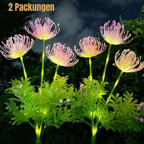 SolarPetal - Solarbetriebene LED Gartenblumenlichter, perfekt für Wege, Garten und Terrasse