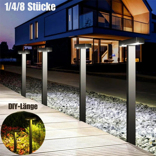 LichtBliss - Hochwertige Solar Rasenlichter für den Garten - Umweltfreundliche LED Außenbeleuchtung