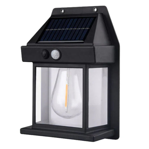 SolarisLite - Umweltfreundliche Solar-Wandlampe für Außenbereiche