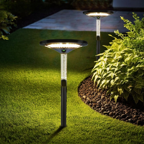 VerdantLuxe - Solar LED Gartenbeleuchtung für luxuriöse Außenbereiche und Wege