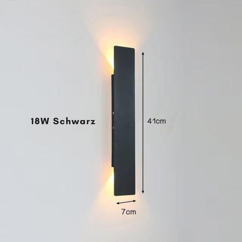 LumenLite - Stilvolle wetterfeste LED-Wandleuchte für den Garten
