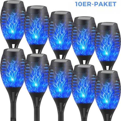 FlameGlow - Elegante Solarflammenleuchten für Garten & Terrasse