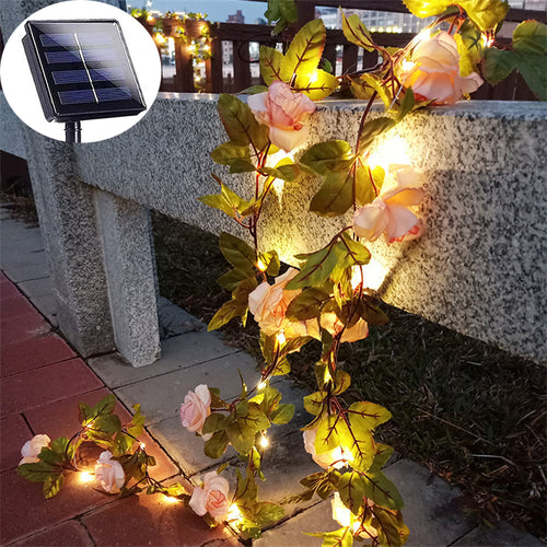 LumenLeaf - Solarbetriebene Ahornlichter für Gartenbeleuchtung und Dekoration