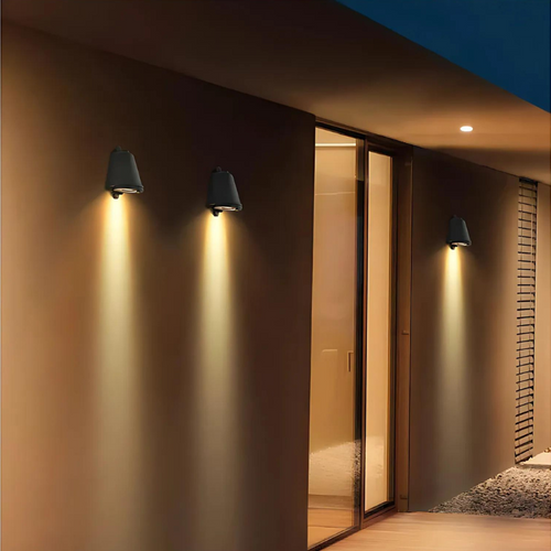 AluGlow - Stilvolle Aluminium LED-Wandleuchte
