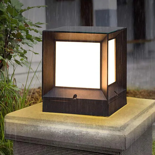 LumenBlock – Würfelförmige LED-Gartenleuchte für stilvolle Beleuchtung