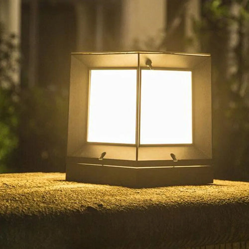 LumenBlock – Würfelförmige LED-Gartenleuchte für stilvolle Beleuchtung
