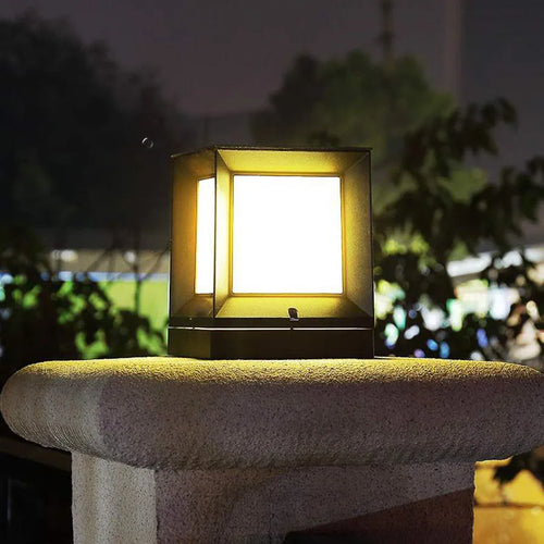 LumenBlock – Würfelförmige LED-Gartenleuchte für stilvolle Beleuchtung