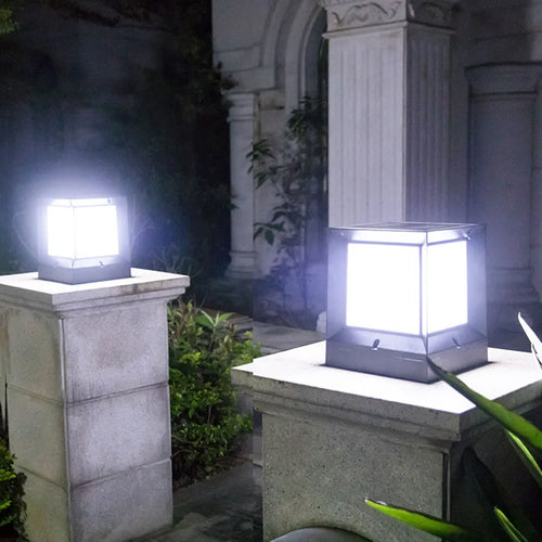 LumenBlock – Würfelförmige LED-Gartenleuchte für stilvolle Beleuchtung