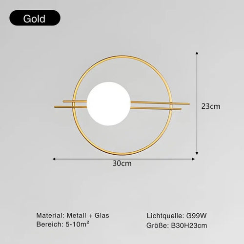 LichtHalo - Elegante Wandleuchte Schwarz mit G9-Glühbirne für Stilvolle Innenräume
