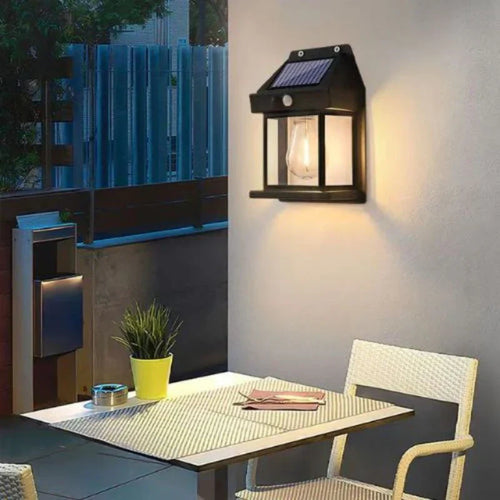 SolarisLite - Umweltfreundliche Solar-Wandlampe für Außenbereiche
