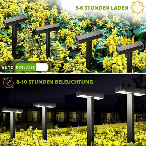 LichtBliss - Hochwertige Solar Rasenlichter für den Garten - Umweltfreundliche LED Außenbeleuchtung