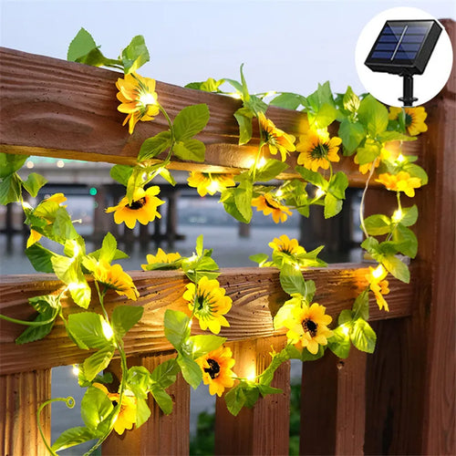 LumenLeaf - Solarbetriebene Ahornlichter für Gartenbeleuchtung und Dekoration