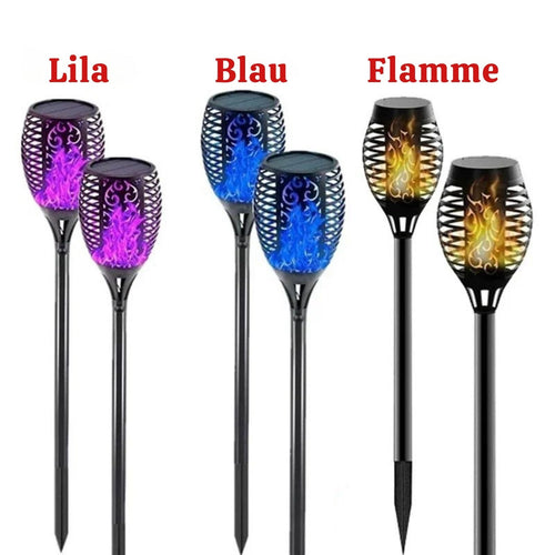 FlameGlow - Elegante Solarflammenleuchten für Garten & Terrasse