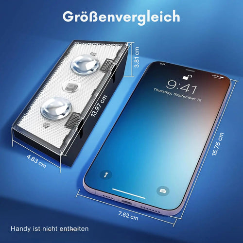 FlareGlow - RGB und Warmweiß Solarbetriebene LED-Zaunlichter für den Außenbereich