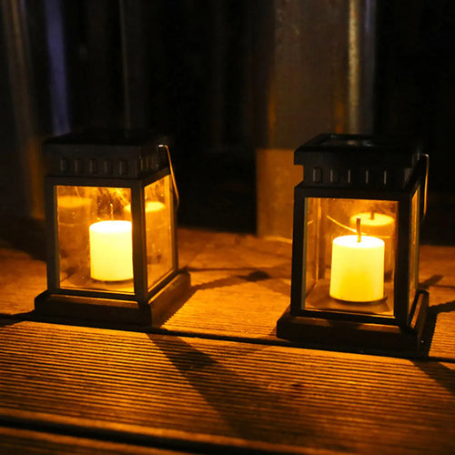 LumiFlame – Romantische Solar-LED-Laterne mit Kerzeneffekt für Garten & Terrasse