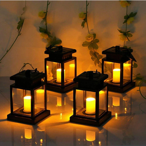 LumiFlame – Romantische Solar-LED-Laterne mit Kerzeneffekt für Garten & Terrasse