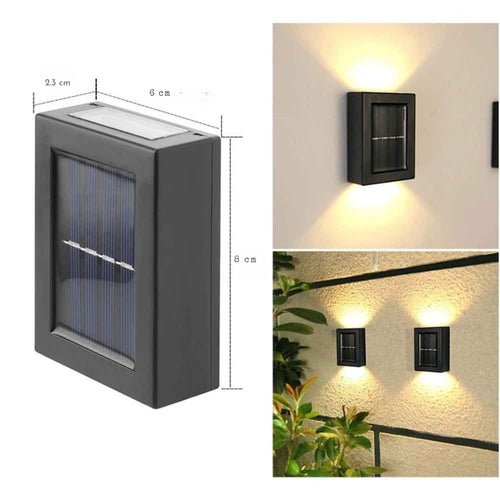 LumiWand – Wetterfeste LED-Solarleuchte für Terrasse und Garten