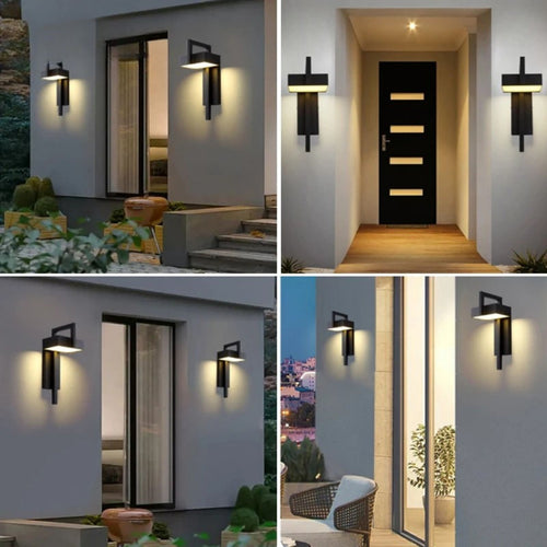 VivaLume - Edelstahl Außenwandleuchte 10W, IP65 Wasserdicht, LED Wandleuchte Außen