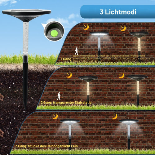 VerdantLuxe - Solar LED Gartenbeleuchtung für luxuriöse Außenbereiche und Wege