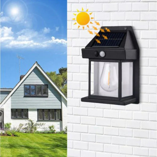 SolarisLite - Umweltfreundliche Solar-Wandlampe für Außenbereiche