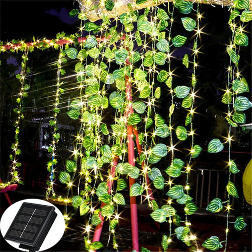 LumenLeaf - Solarbetriebene Ahornlichter für Gartenbeleuchtung und Dekoration