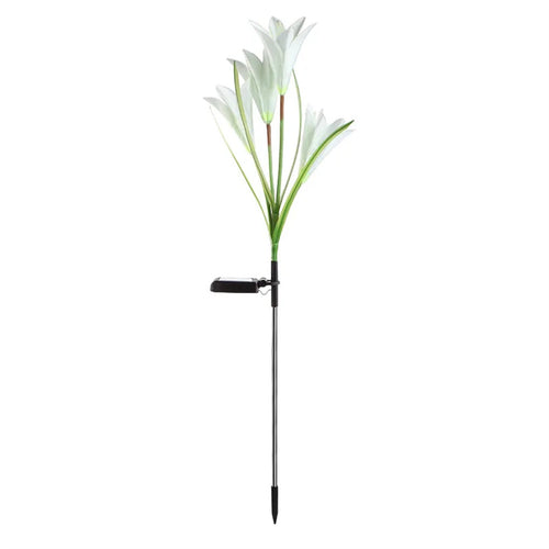 LumenFlora - Solarbetriebene LED Gartenleuchte für draußen, wasserdicht und langlebig