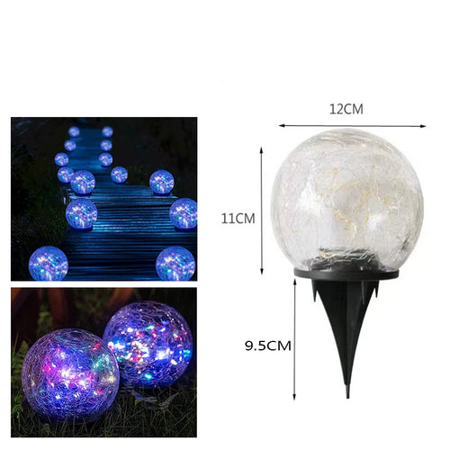 SolarIllume - Solarbetriebene LED Gartenleuchte für draußen, wasserdicht