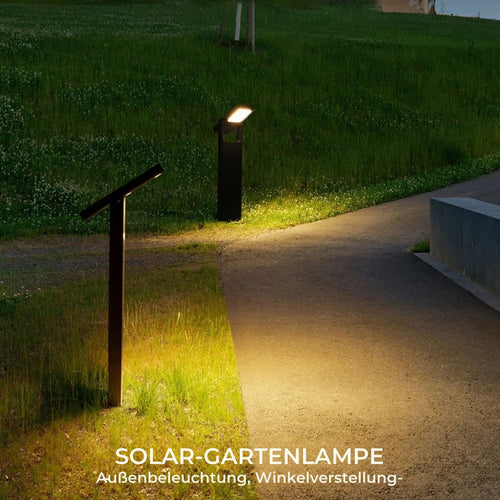 LumaPath - Solarbetriebene LED Gartenlichter mit 2 Modi für Wege und Pfade