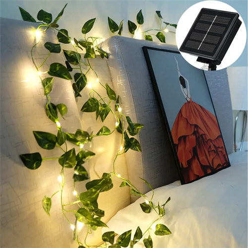 LumenLeaf - Solarbetriebene Ahornlichter für Gartenbeleuchtung und Dekoration