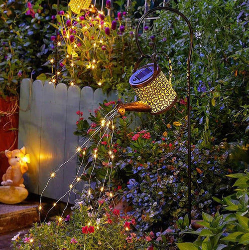 LumenKanne - LED-Solar-Gießkanne für Charmante  Außenbeleuchtung