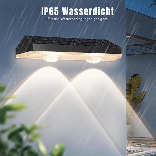 FlareGlow - RGB und Warmweiß Solarbetriebene LED-Zaunlichter für den Außenbereich
