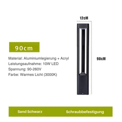LumiKraft - LED Gartenlicht mit 750 Lumen, IP65 Wetterfest, Energieeffizient, Warm- und Kaltlicht Optionen