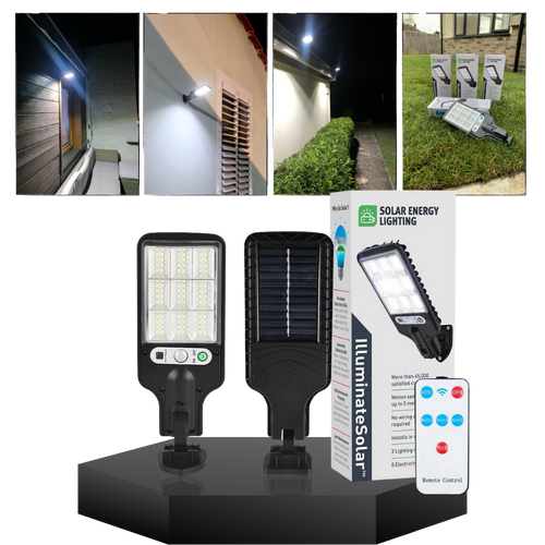 SolarLuxe - Umweltfreundliche LED-Solarleuchte mit Bewegungsmelder